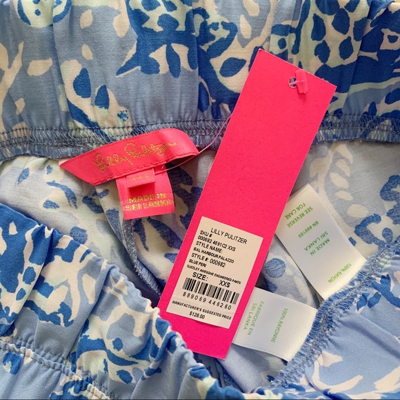 Lilly Pulitzer Bal Harbour Palazzo Pants Size XXS - Picture 4 of 4